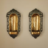 Pair of Swedish Grace Candle Wall Scone