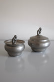 1936 Pair of Pewter Bowls by OH Lagerstedt