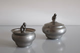 1936 Pair of Pewter Bowls by OH Lagerstedt