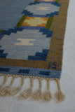 Vintage Swedish rug by Ingegerd Silow