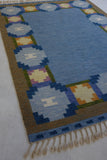 Vintage Swedish rug by Ingegerd Silow