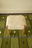 Scandinavian Modern Sheepskin stool