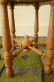Scandinavian Modern Sheepskin stool