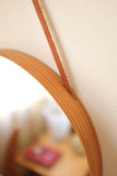 1960s Pine Wall Mirror by Nils Troed