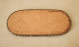 1950s Swedish Modern Oval Brass Mirror tray
