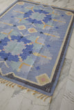 Vintage Blue Rug by Ingegerd Silow