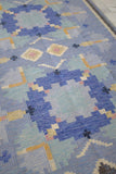 Vintage Blue Rug by Ingegerd Silow