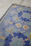 Vintage Blue Rug by Ingegerd Silow