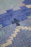 Vintage Blue Rug by Ingegerd Silow
