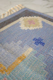 Vintage Blue Rug by Ingegerd Silow
