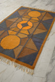Vintage Swedish rug by Brita Swefors