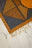 Vintage Swedish rug by Brita Swefors