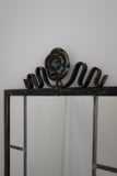 Swedish Wrought Iron Wall Mirror