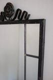 Swedish Wrought Iron Wall Mirror