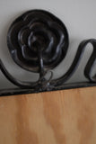 Swedish Wrought Iron Wall Mirror