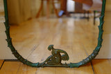 Swedish Modern Green painted Wall Mirror