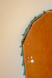 Swedish Modern Green painted Wall Mirror