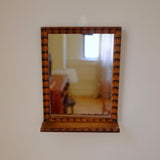 Small Vintage Scandinavian Wall Mirror