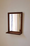 Small Vintage Scandinavian Wall Mirror