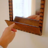 Small Vintage Scandinavian Wall Mirror