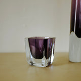 Set of glass Vase and bowl by Strömbergshyttan