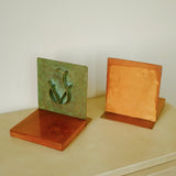 1930s Swedish Metal and Wooden Bookends