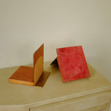 1930s Swedish Metal and Wooden Bookends
