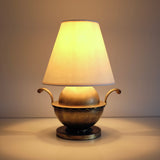 Swedish Modern Brass filigree Side Lamp