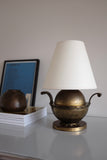 Swedish Modern Brass filigree Side Lamp