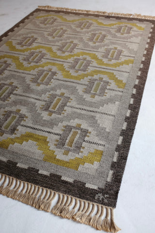 Vintage Swedish Rug by Aina Kånge