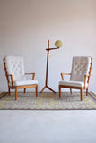 Pair of Mabulator High Back chairs by Carl Malmsten