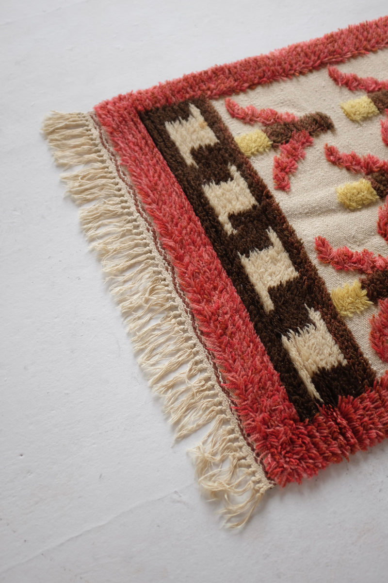 Wedding Rya Rug Vintage Swedish Rya rug – Studio Nordic