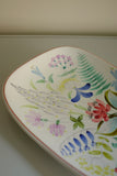 Large Faience Ceramic Decorative Plate by Stig Lindberg