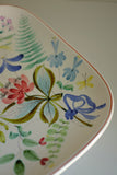 Large Faience Ceramic Decorative Plate by Stig Lindberg