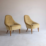 Pair of Lilla Eva Lounge Chairs by Kerstin Hörlin-Holmquist