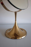 1960s Brass Table Mirror by Bergboms