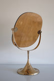 1960s Brass Table Mirror by Bergboms