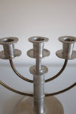 1929 Pewter and Brass candelabras attributed to Sylvia Stave