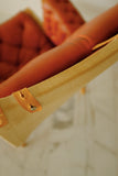 Leather and Canvas Pernilla chair by Bruno Mathsson