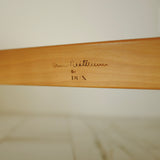 Leather and Canvas Pernilla chair by Bruno Mathsson