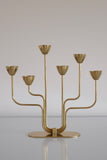 Brass  candleholder by Gunnar Ander