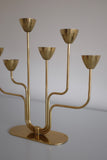 Brass  candleholder by Gunnar Ander