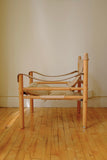 Leather and Canvas Sirocco chair by Arne Norell
