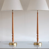 Pair of table lamps model 743 by Hans Bergström