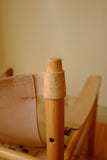 Leather and Canvas Sirocco chair by Arne Norell