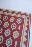 Vintage Swedish Kilim rug by designer Anna Greta Sjöqvist