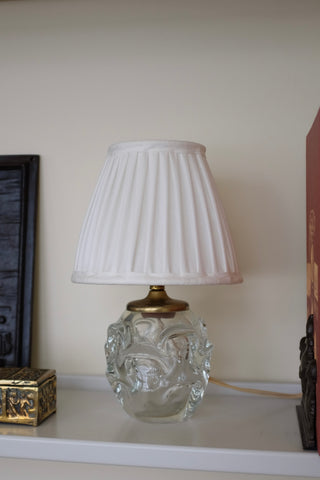 Glass table lamp by Börne Augustsson