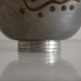 1940 Pewter and Brass bowl by Mabos