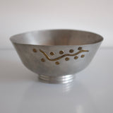 1940 Pewter and Brass bowl by Mabos