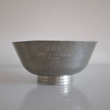1940 Pewter and Brass bowl by Mabos